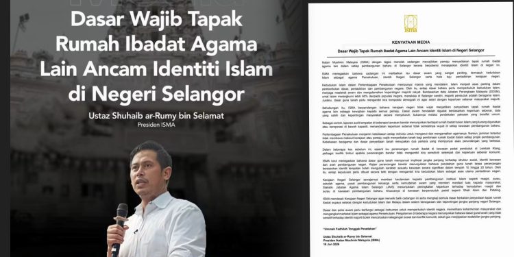 Pemaju Wajib Sediakan Tapak Rumah Ibadat Agama Lain Jejaskan Identiti Islam Di Selangor – ISMA