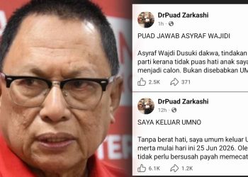 Puad Zarkashi Tutup Ruangan Komen Akaun FB?