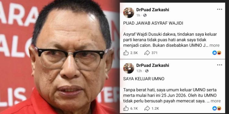 Puad Zarkashi Tutup Ruangan Komen Akaun FB?