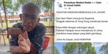 Pakatan Harapan Mendahului Di Johor – Ismail Salleh