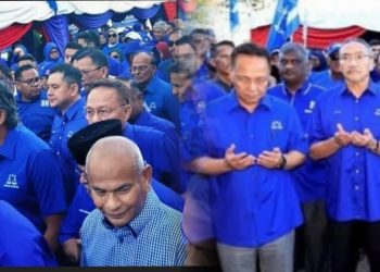PRN Johor: Bekas MB Hasni Iringi Onn Hafiz Ke Pusat Penamaan Calon