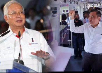FB Najib Razak Kongsi Ucapan Syukur Pembukaan LRT3