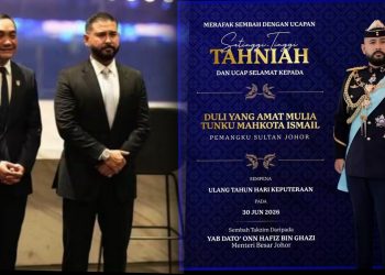 Onn Hafiz Sembah Ucapan Tahniah Sempena Hari Keputeraan Tunku Mahkota Ismail