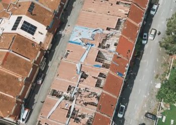 248 Rumah Rosak Dibadai Ribut Di Bercham, Ipoh