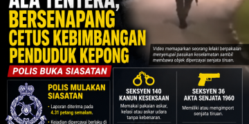Polis Buka Siasatan Kes Lelaki Berseragam Bawa Senjata Di Kepong