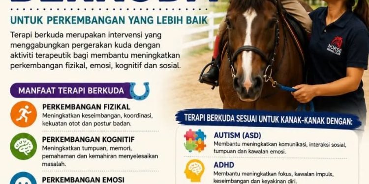 TERAPI BERKUDA: BUKAN SEKADAR MENUNGGANG, TETAPI MEMBINA MASA DEPAN ANAK!