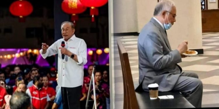 Netizen Bidas Dakwaan Anwar: “Kalau Betul PRN Johor Boleh Bebaskan Najib, 2022 Sudah Bebas”