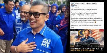 Ketua UMNO Subang Sindir ‘Prototaip Proton’ Guna Logo BMW