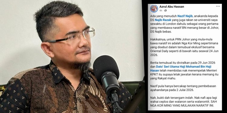 Nga Kor Ming Terlebih Dahulu Bawa Naratif BN Johor Menang Besar Najib Bebas – Azrul
