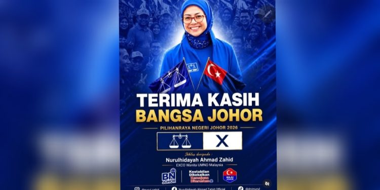 Nurulhidayah Ucap Terima Kasih Kepada Bangsa Johor