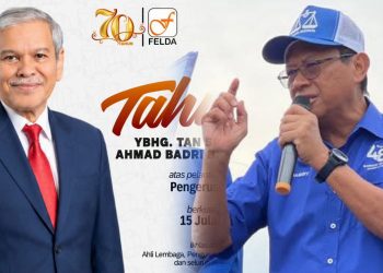 Tan Sri Ahmad Badri Pengerusi Baharu FELDA