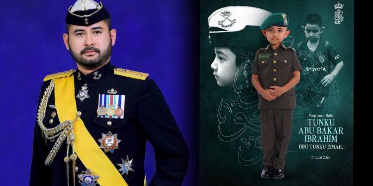 Tunku Mahkota Ismail Ucap Selamat Ulang Tahun Keputeraan Buat Tunku Abu Bakar Ibrahim