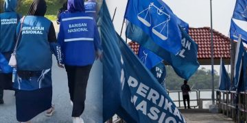 Gambar Jentera Wanita BN-PN Berjalan Seiring Raih Sokongan Netizen