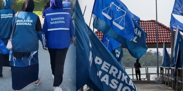 Gambar Jentera Wanita BN-PN Berjalan Seiring Raih Sokongan Netizen