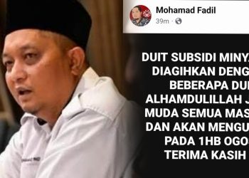 Duit Minyak Diagihkan Di Beberapa DUN?