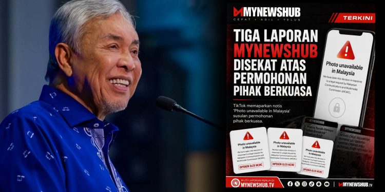 Zahid Kesal Saluran Media Sosial Sokong BN Dikenakan Sekatan