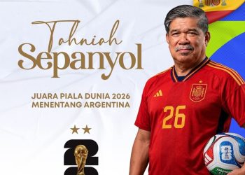 Bang Mat Turut Tersenyum, Raikan Sepanyol Juara Piala Dunia 2026