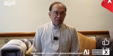 “Marilah Kita Sama-Sama Mohon Maaf Satu Sama Lain” – Ucapan Sayu PMX Anwar