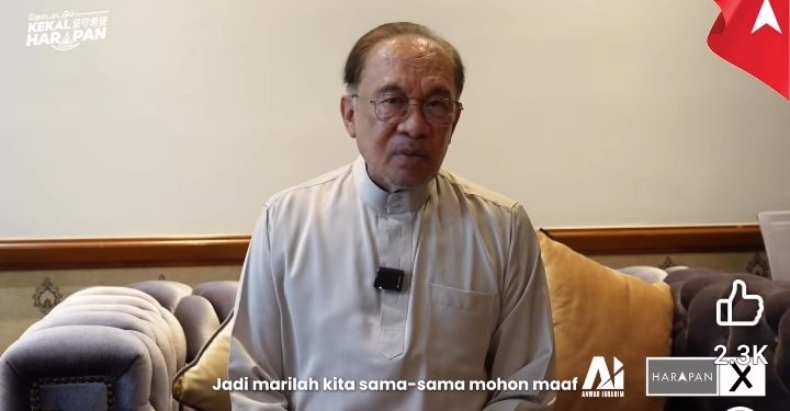 “Marilah Kita Sama-Sama Mohon Maaf Satu Sama Lain” – Ucapan Sayu PMX Anwar