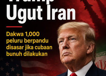 Trump Dakwa 1,000 Peluru Berpandu Disasar Ke Iran Jika Cuba Bunuhnya