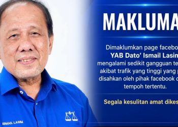 Facebook MB Ismail Lasim Kembali Pulih Selepas Alami Gangguan Teknikal