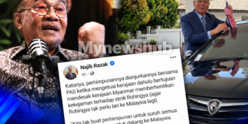 FB Najib Razak Siar Semula Kenyataan 2020 Isu Rohingya Susulan Dakwaan Anwar
