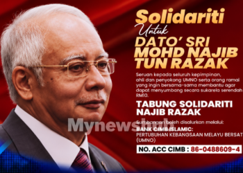 Tabung Solidariti Najib Razak Cecah RM1 Juta Dalam Tempoh Kurang 24 Jam