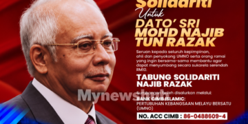 Tabung Solidariti Najib Razak Cecah RM1 Juta Dalam Tempoh Kurang 24 Jam
