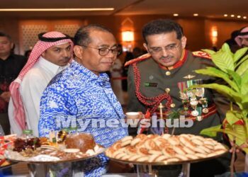 Menteri Pertahanan Khaled Nordin Hadir Sambutan Hari Kebangsaan ke-96 Kerajaan Arab Saudi