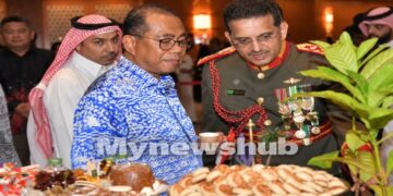 Menteri Pertahanan Khaled Nordin Hadir Sambutan Hari Kebangsaan ke-96 Kerajaan Arab Saudi