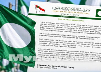 Notis ROS Keluar Ketika DUN Melaka Dibubar, PN Urus Ikut Undang-Undang – PAS