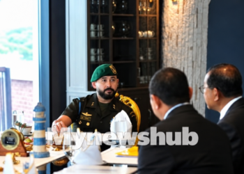 Pemangku Sultan Johor Terima Sembah Maklum Berkaitan Pertahanan Negara