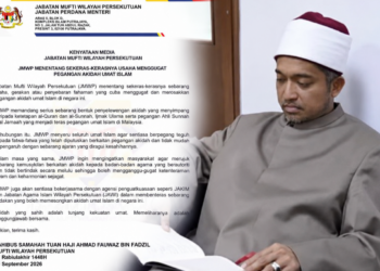 Mufti Wilayah Persekutuan Menentang Usaha Gugat Pegangan Akidah Umat Islam