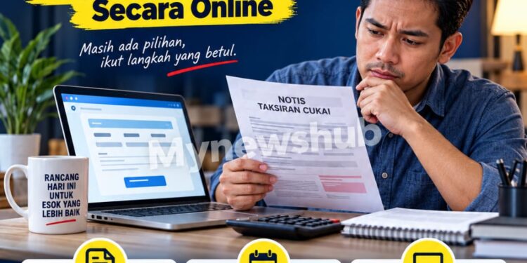 Terkejut Tengok Taksiran Cukai? Jangan Panik, Boleh Rayu Secara Online