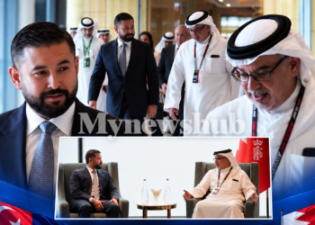 Tunku Mahkota Ismail, Putera Mahkota Bahrain Bincang Hubungan Johor-Bahrain