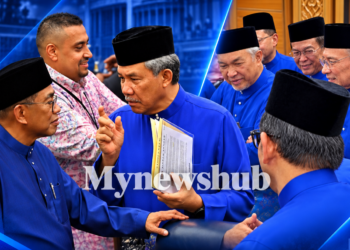 Pemimpin BN Berbaju Melayu ‘Gelombang Biru’ Hadir Belanjawan 2027