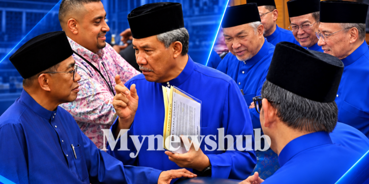 Pemimpin BN Berbaju Melayu ‘Gelombang Biru’ Hadir Belanjawan 2027
