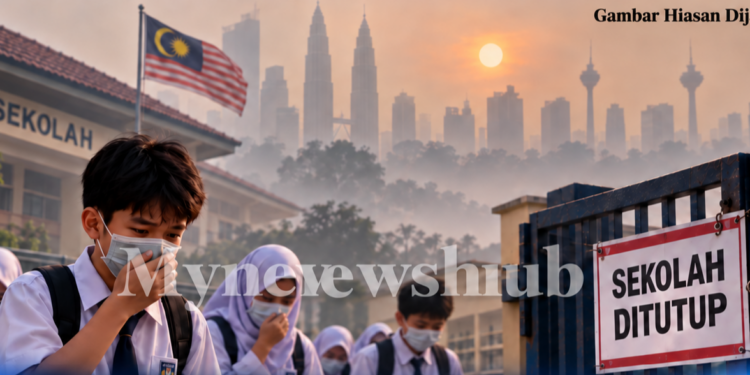 Jerebu: Semua Sekolah Di Johor, Beberapa Daerah Di Selangor Dan KL Ditutup Esok