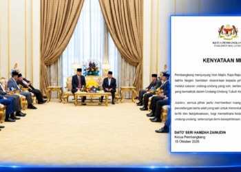 Pembangkang Junjung Titah Majlis Raja-Raja, Selesai Kemelut Takhta Negeri Sembilan Ikut Perundangan Serta Adat Yang Sah