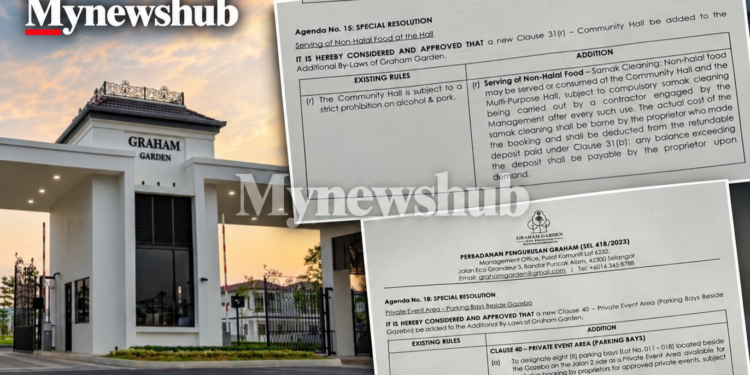 Resolusi Benar Hidangan Arak, Daging Babi Di Dewan Komuniti Dikhuatiri Cetus Polemik
