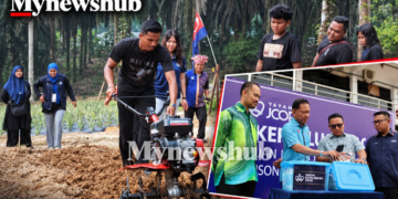 Yayasan Sultan Ibrahim Johor Sumbang Mesin Gembur Tanah, Perkasa Projek Nanas Wanita Orang Asli