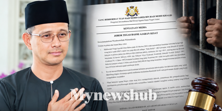 Tiga Individu Dipenjara 12 Bulan, Johor Tegas Basmi Ajaran Sesat – Mohd Fared