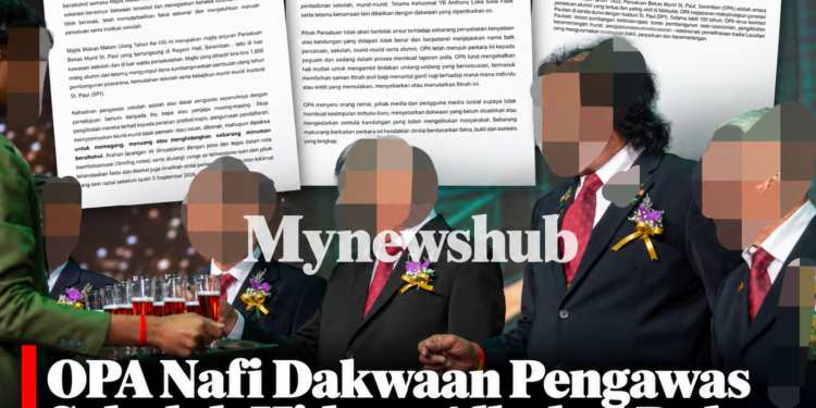 OPA Nafi Dakwaan Pengawas Sekolah Hidang Alkohol Dalam Majlis Makan Malam