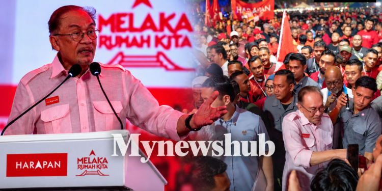 PMX Anwar Seru Rakyat Melaka Tempa Sejarah Baharu, Pilih Perpaduan Dan Tatakelola