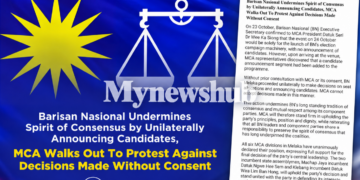 MCA Dakwa BN Melaka Ketepikan Semangat Muafakat