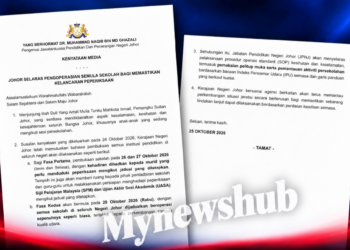 Sekolah Di Johor Dibuka Secara Berfasa Mulai Esok
