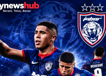 Pemain JDT Bergson Antara 10 Pemain Dengan Hatrik Terbanyak Abad Ke-21