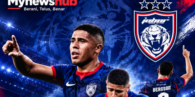 Pemain JDT Bergson Antara 10 Pemain Dengan Hatrik Terbanyak Abad Ke-21